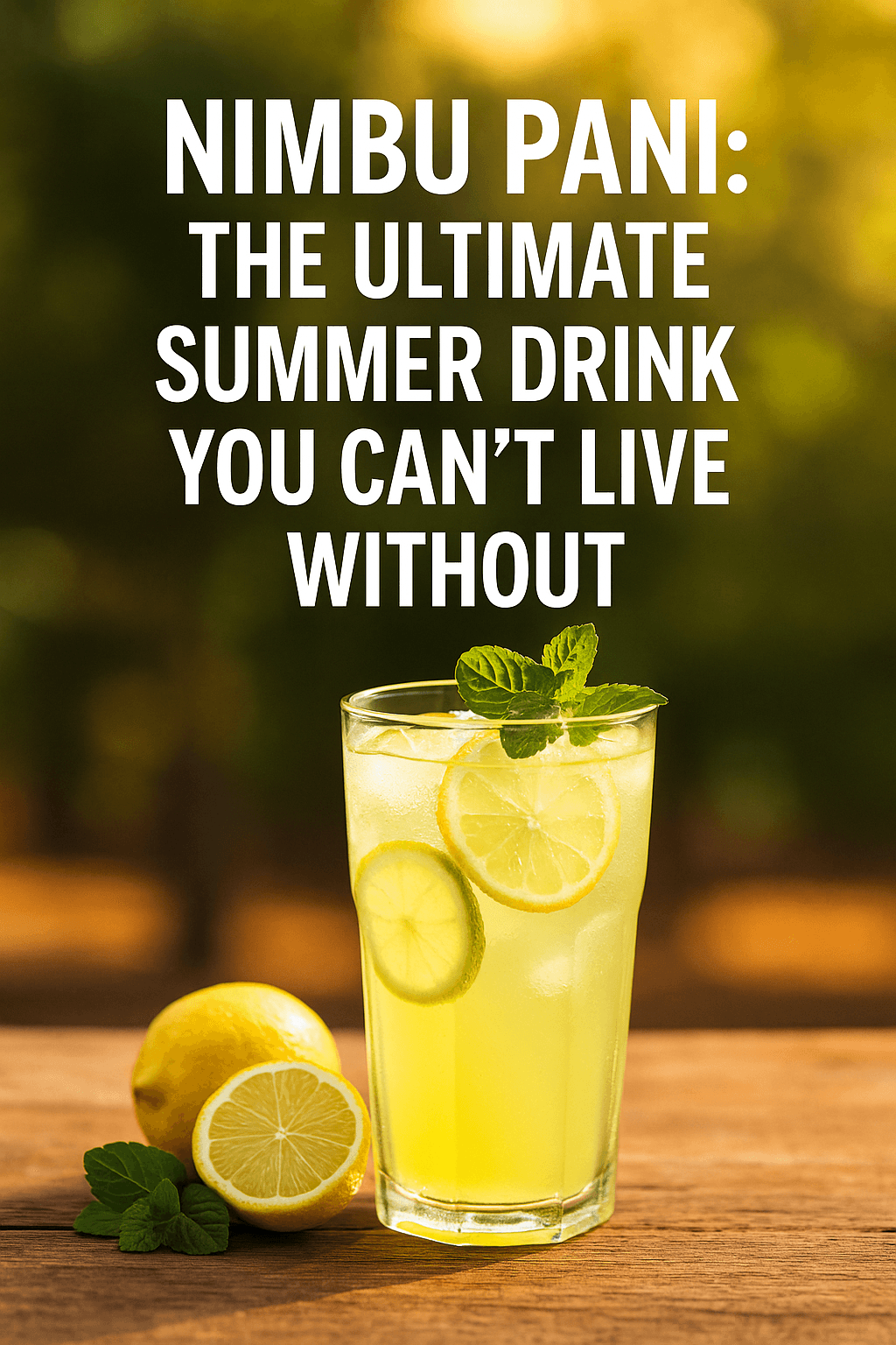 Nimbu Pani: The Ultimate Summer Drink You Can’t Live Without